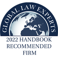 GLOBAL LAW EXPERTS 2022 HANDBOOK RECOMMENDED FIRM