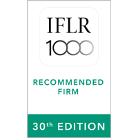 IFLR 1000 RECOMMENDED FIRM 30th EDITION